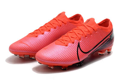 Men's Nike Mercurial Vapor 13 Elite FG Firm Ground Low-Tops Football Boots - Red/Black