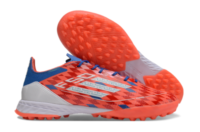 Men's Thomas Müller x Adidas F50 Elite Raumdeuter TF Artificial Turf Low-Tops Football Shoes - Red/Blue/White