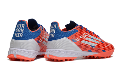 Men's Thomas Müller x Adidas F50 Elite Raumdeuter TF Artificial Turf Low-Tops Football Shoes - Red/Blue/White