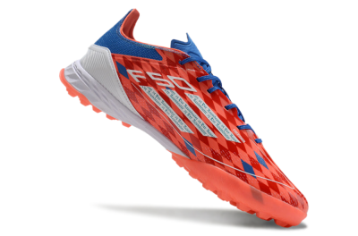 Men's Thomas Müller x Adidas F50 Elite Raumdeuter TF Artificial Turf Low-Tops Football Shoes - Red/Blue/White