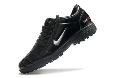 Men's Nike Total 90 II TF Artificial Turf Low-Tops Football Shoes - Black/White/Red