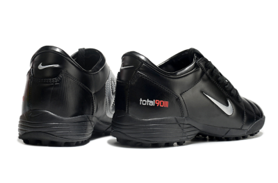 Men's Nike Total 90 II TF Artificial Turf Low-Tops Football Shoes - Black/White/Red