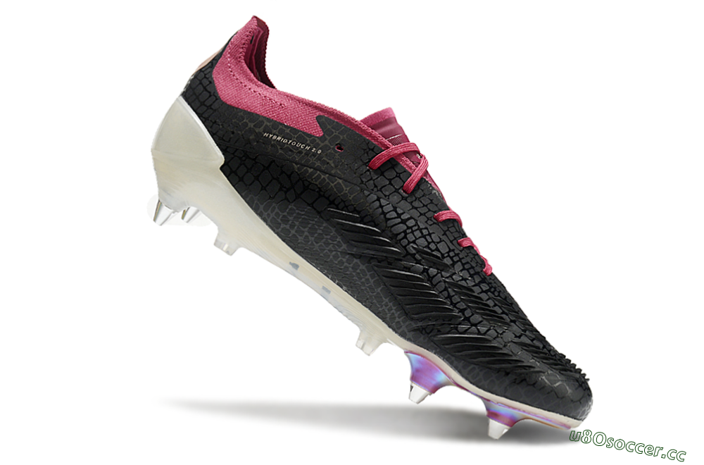 Men's Adidas Predator Elite 24 SG Soft Ground Low-Tops Football Boots - Black/White/Red 4