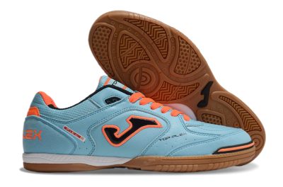 Men's Joma Top Flex 920 IC Indoor & Futsal Low-Tops Football Shoes - Blue/Orange/Black