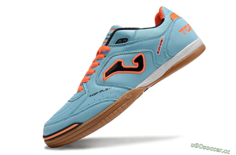 Men's Joma Top Flex 920 IC Indoor & Futsal Low-Tops Football Shoes - Blue/Orange/Black 5