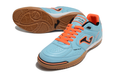Men's Joma Top Flex 920 IC Indoor & Futsal Low-Tops Football Shoes - Blue/Orange/Black
