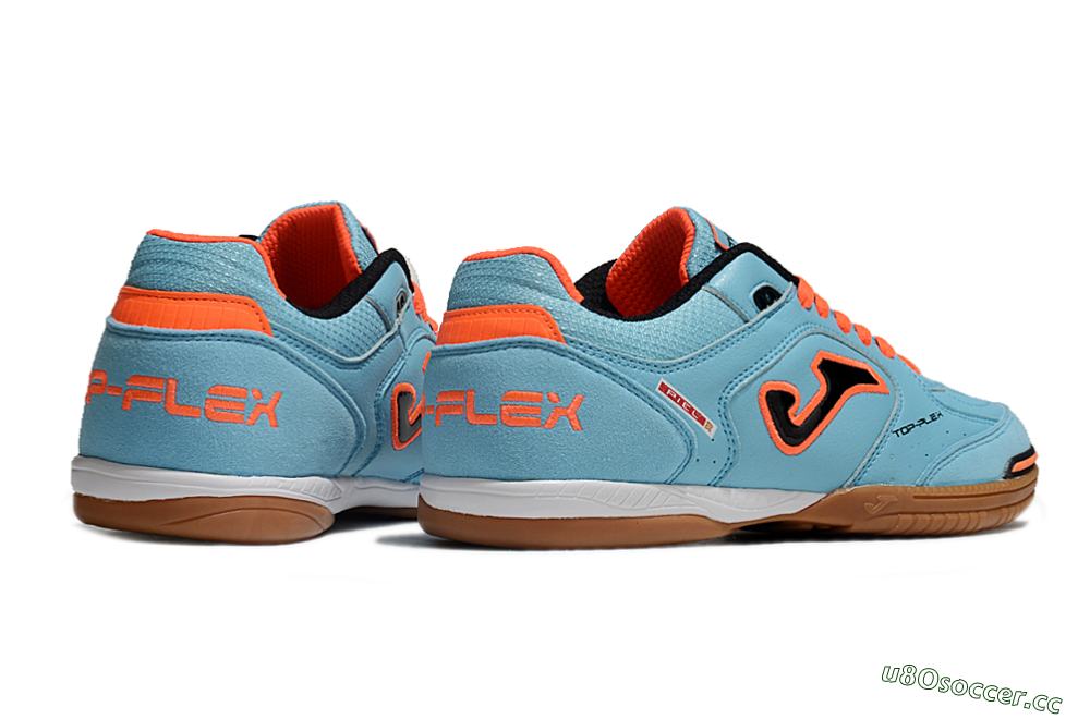 Men's Joma Top Flex 920 IC Indoor & Futsal Low-Tops Football Shoes - Blue/Orange/Black 6