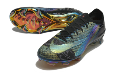 Unisex Nike Air Zoom Mercurial Vapor 15 Elite FG Firm Ground Low-Tops Football Boots - Blue/Black/Gold
