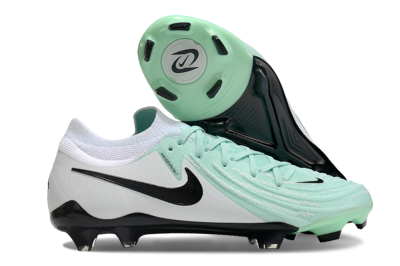 Men's Nike Phantom Luna Elite FG Firm Ground Low-Tops Football Boots - Green/White/Black