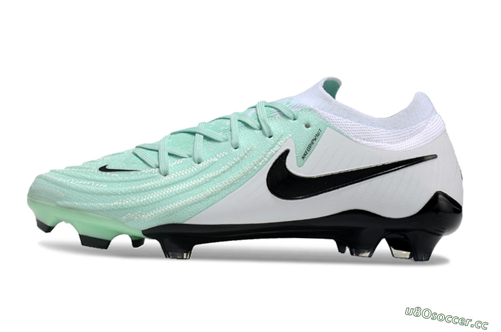 Men's Nike Phantom Luna Elite FG Firm Ground Low-Tops Football Boots - Green/White/Black 0