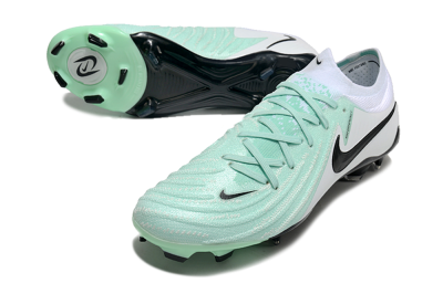 Men's Nike Phantom Luna Elite FG Firm Ground Low-Tops Football Boots - Green/White/Black