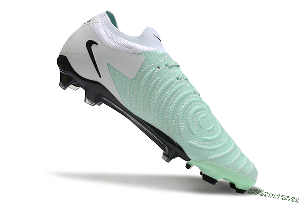 Men's Nike Phantom Luna Elite FG Firm Ground Low-Tops Football Boots - Green/White/Black 4