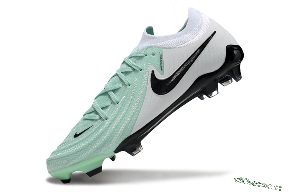 Men's Nike Phantom Luna Elite FG Firm Ground Low-Tops Football Boots - Green/White/Black 5