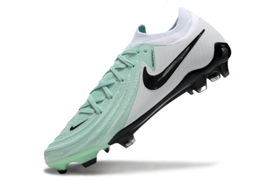 Men's Nike Phantom Luna Elite FG Firm Ground Low-Tops Football Boots - Green/White/Black