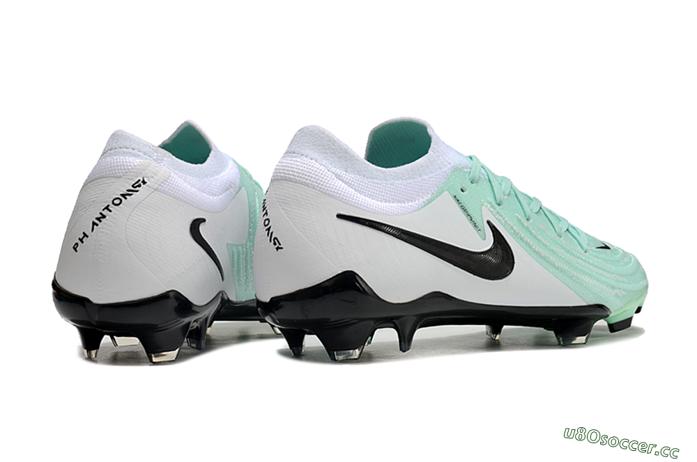 Men's Nike Phantom Luna Elite FG Firm Ground Low-Tops Football Boots - Green/White/Black 6