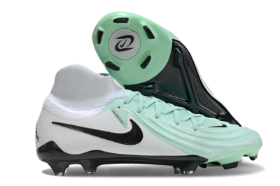 Men's Nike Phantom Luna Elite FG Firm Ground High-Tops Football Boots - Green/White/Black