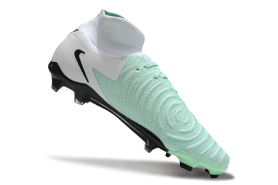 Men's Nike Phantom Luna Elite FG Firm Ground High-Tops Football Boots - Green/White/Black