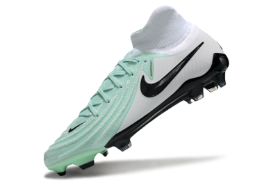 Men's Nike Phantom Luna Elite FG Firm Ground High-Tops Football Boots - Green/White/Black