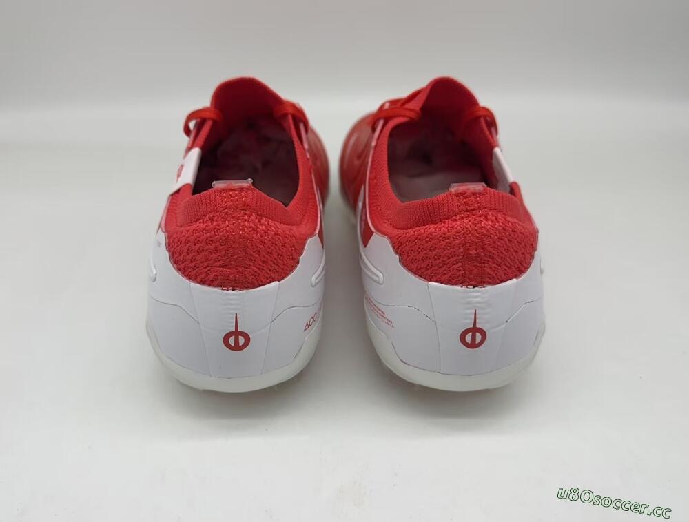 Men's Nike Tiempo Legend 10 Elite FG Firm Ground Low-Tops Football Boots - Red/White