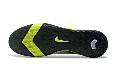 Unisex Nike Air Zoom Mercurial Superfly 10 Elite TF Artificial Turf High-Tops Football Shoes - White/Black/Yellow