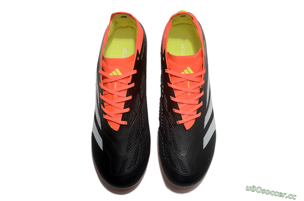 Unisex Adidas Predator Elite 24 MG Multi Ground Low-Tops Football Boots - Black/White/Red 4