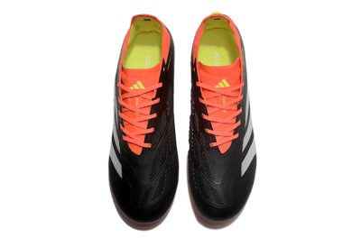 Unisex Adidas Predator Elite 24 MG Multi Ground Low-Tops Football Boots - Black/White/Red