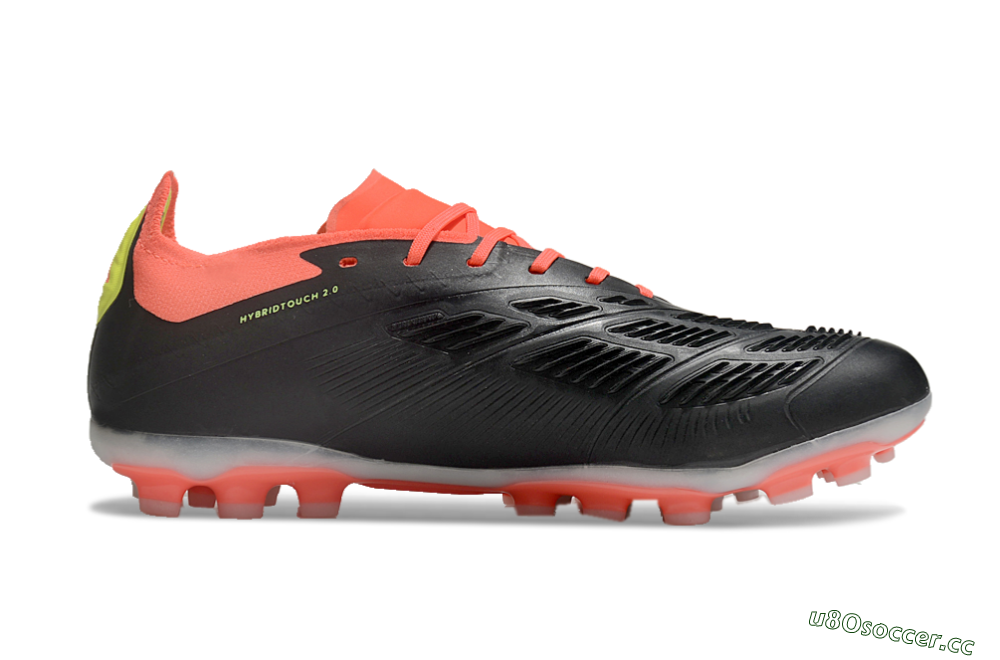 Unisex Adidas Predator Elite 24 MG Multi Ground Low-Tops Football Boots - Black/White/Red 6