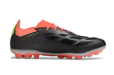Unisex Adidas Predator Elite 24 MG Multi Ground Low-Tops Football Boots - Black/White/Red