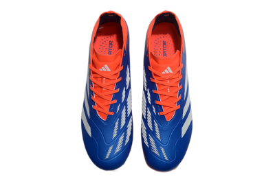 Unisex Adidas Predator Elite 24 MG Multi Ground Low-Tops Football Boots - Blue/White/Red