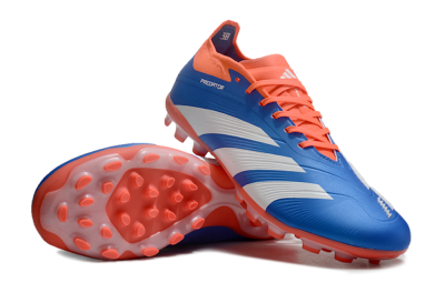 Unisex Adidas Predator Elite 24 MG Multi Ground Low-Tops Football Boots - Blue/White/Red