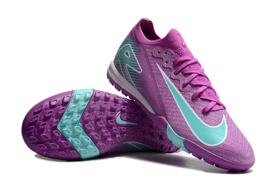 Unisex Nike Air Zoom Mercurial Vapor 16 Elite TF Artificial Turf Low-Tops Football Shoes - Purple/Jade/White