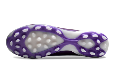 Unisex Messi x Adidas F50 Elite MG Multi Ground Low-Tops Football Boots - White/Black/Purple