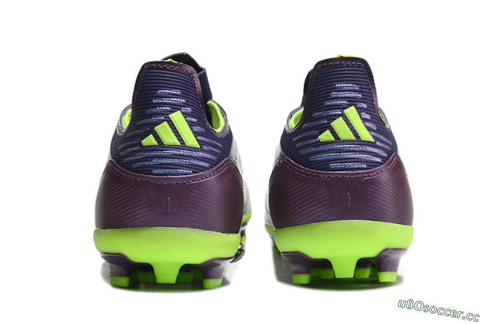 Unisex Adidas F50 Elite MG Multi Ground Low-Tops Football Boots - Purple/Yellow 6