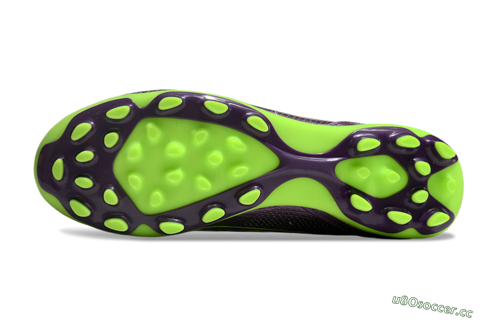 Unisex Adidas F50 Elite MG Multi Ground Low-Tops Football Boots - Purple/Yellow 7