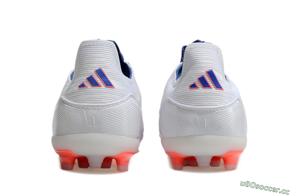 Unisex Adidas F50 Elite MG Multi Ground Low-Tops Football Boots - White/Blue/Red 7