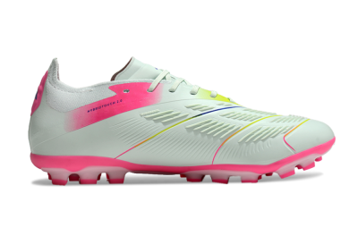 Unisex Adidas Predator Elite 24 MG Multi Ground Low-Tops Football Boots - Jade/Purple/Pink