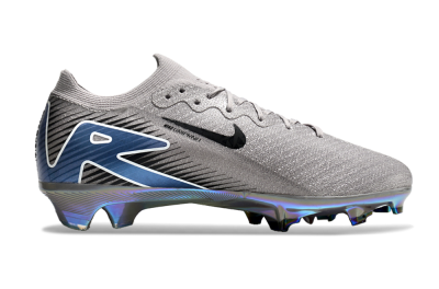 Unisex Nike Air Zoom Mercurial Vapor 16 Elite FG Firm Ground Low-Tops Football Boots - Grey/Black/Blue
