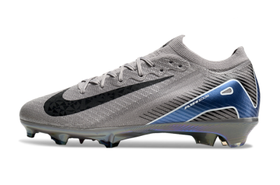 Unisex Nike Air Zoom Mercurial Vapor 16 Elite FG Firm Ground Low-Tops Football Boots - Grey/Black/Blue