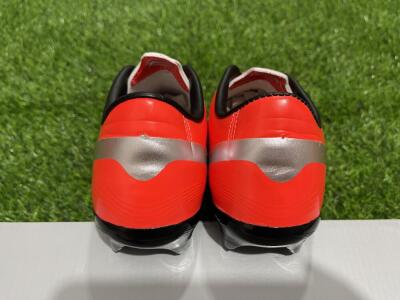 Men's Ronaldo x Nike R9 Mercurial Vapor 3 FG Firm Ground Low-Tops Football Boots - Red/Silver/Black