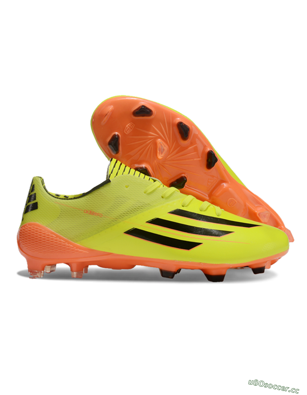 Men's Adidas F50 Adizero Elite FG Firm Ground Low-Tops Football Boots - Yellow/Black/Red 2