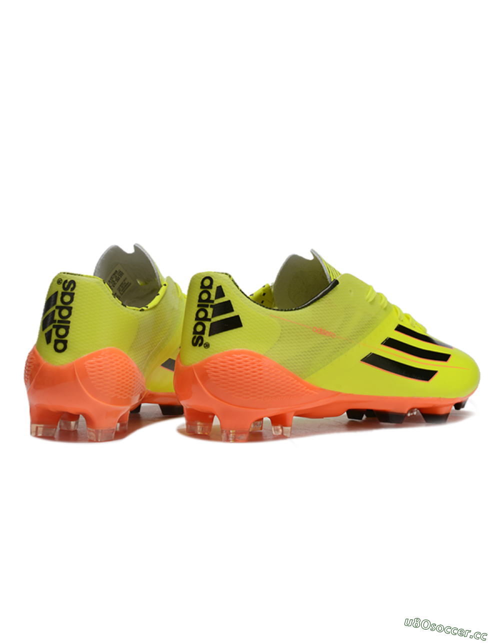 Men's Adidas F50 Adizero Elite FG Firm Ground Low-Tops Football Boots - Yellow/Black/Red 6