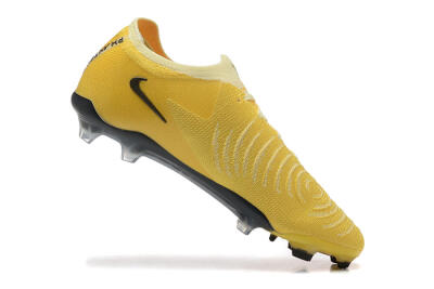Men's Nike Phantom Luna Elite FG Firm Ground Low-Tops Football Boots - Yellow/White/Black