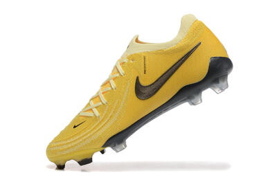 Men's Nike Phantom Luna Elite FG Firm Ground Low-Tops Football Boots - Yellow/White/Black