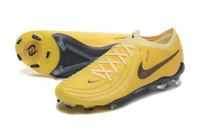 Men's Nike Phantom Luna Elite FG Firm Ground Low-Tops Football Boots - Yellow/White/Black