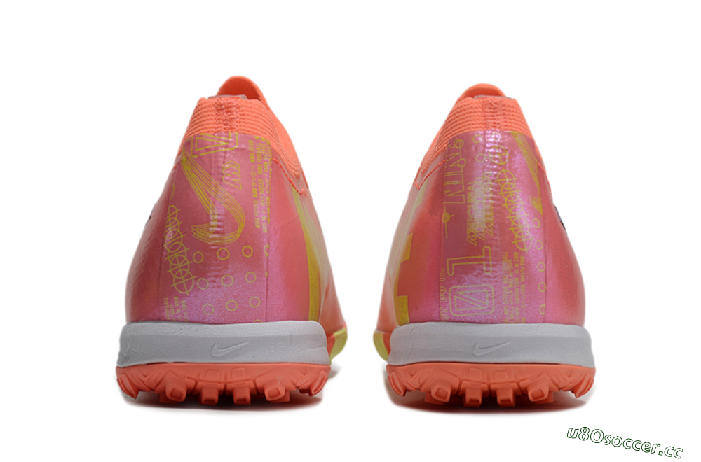 Unisex Nike Air Zoom Mercurial Vapor 15 Elite TF Artificial Turf Low-Tops Football Shoes - Red/Yellow/White 5
