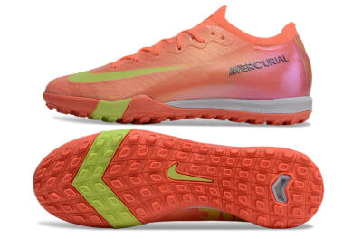 Unisex Nike Air Zoom Mercurial Vapor 15 Elite TF Artificial Turf Low-Tops Football Shoes - Red/Yellow/White