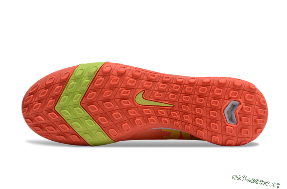 Unisex Nike Air Zoom Mercurial Vapor 15 Elite TF Artificial Turf Low-Tops Football Shoes - Red/Yellow/White 6