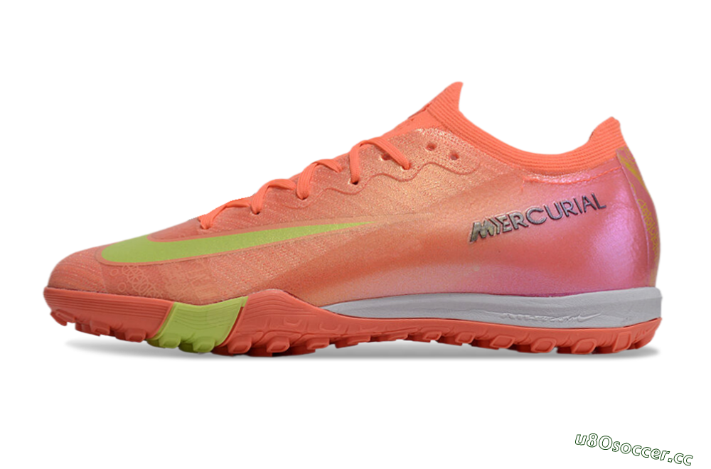 Unisex Nike Air Zoom Mercurial Vapor 15 Elite TF Artificial Turf Low-Tops Football Shoes - Red/Yellow/White 0