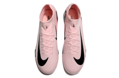 Unisex Nike Air Zoom Mercurial Superfly 10 Elite TF Artificial Turf High-Tops Football Shoes - Pink/White/Black