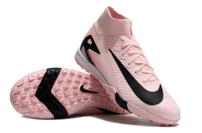 Unisex Nike Air Zoom Mercurial Superfly 10 Elite TF Artificial Turf High-Tops Football Shoes - Pink/White/Black